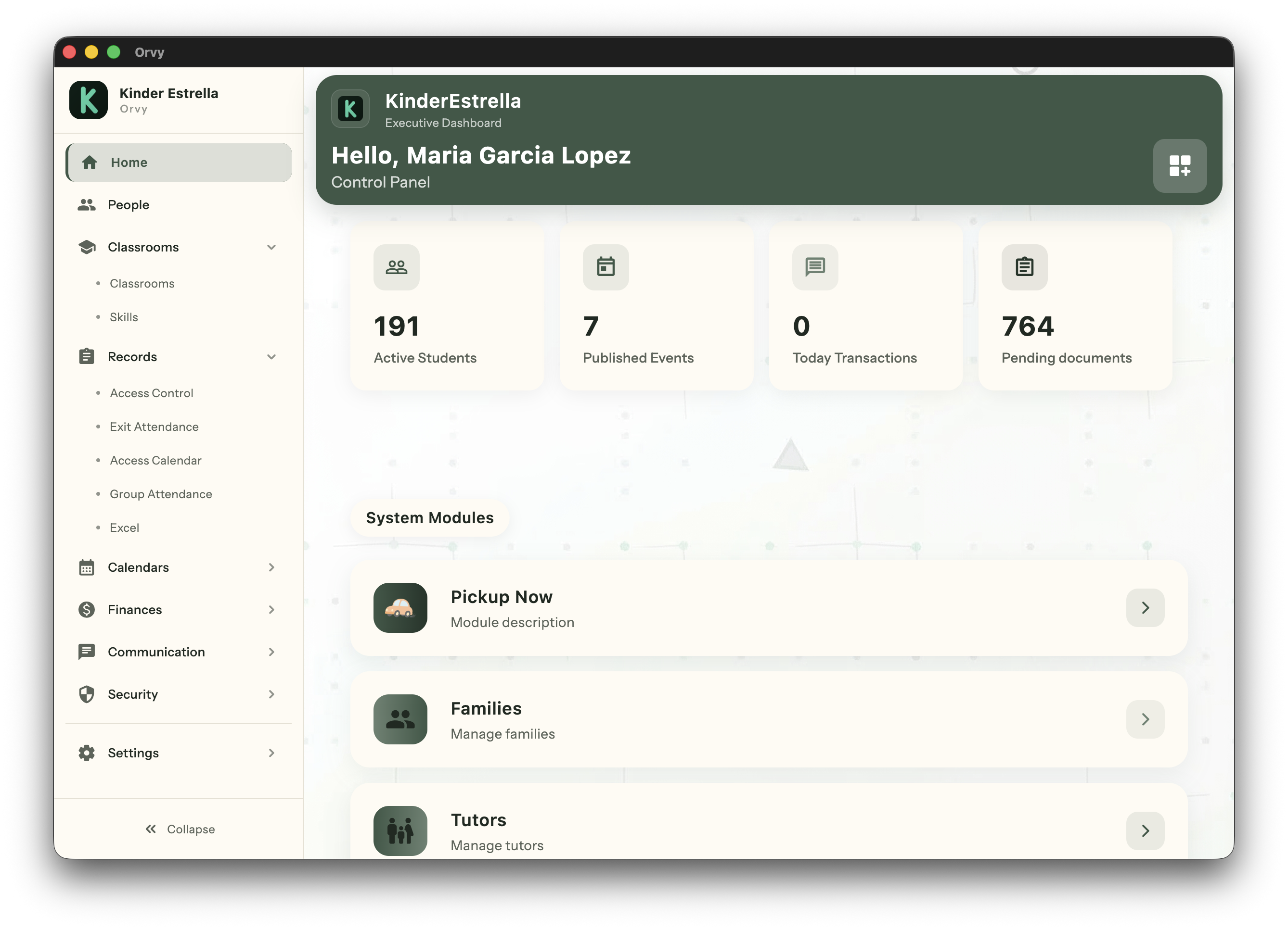 Orvy Education Platform